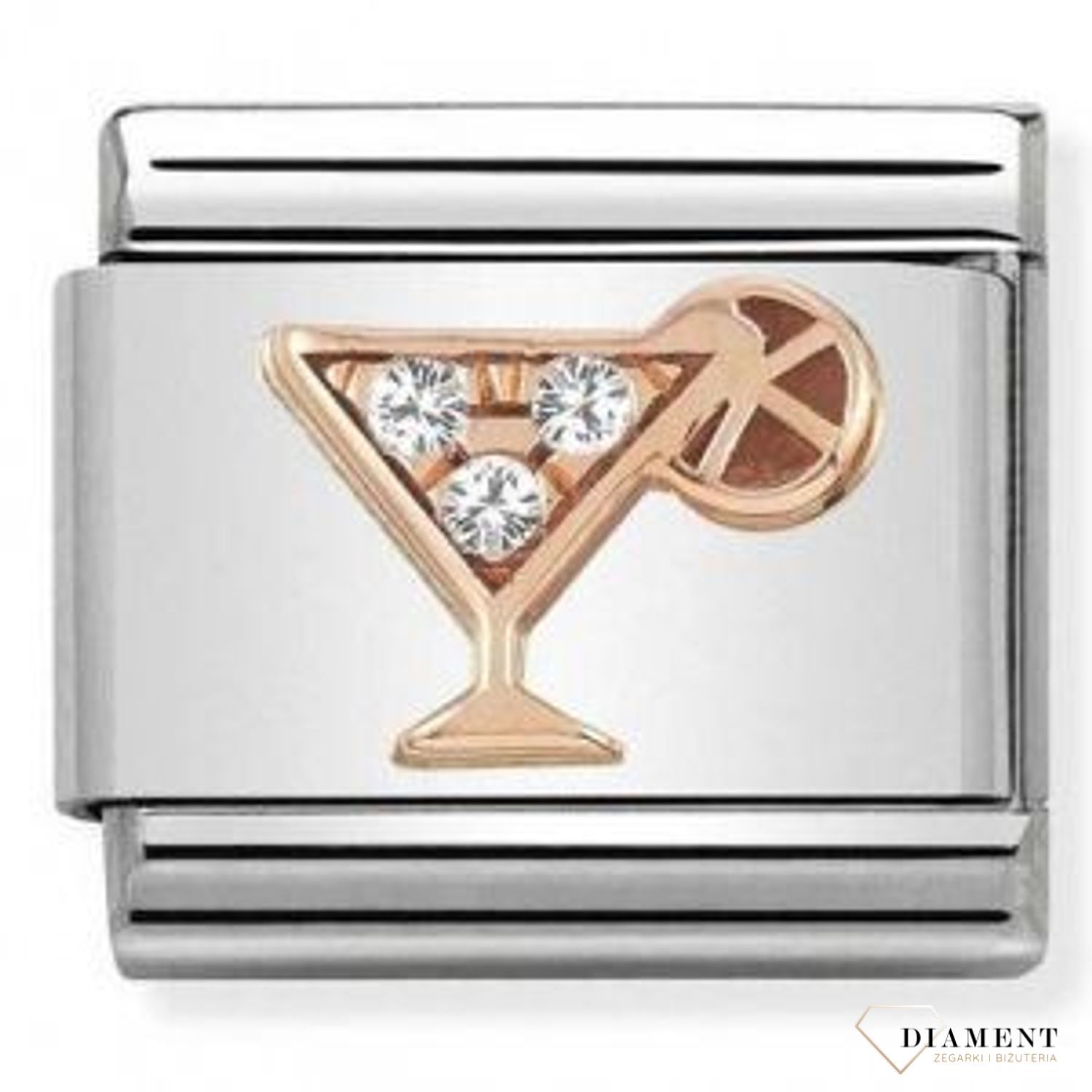 Nomination - Link 9K Rose Gold 'Cocktail' 430305 28 biżuteria nomination nomination zawieszki nomination baza.jpg